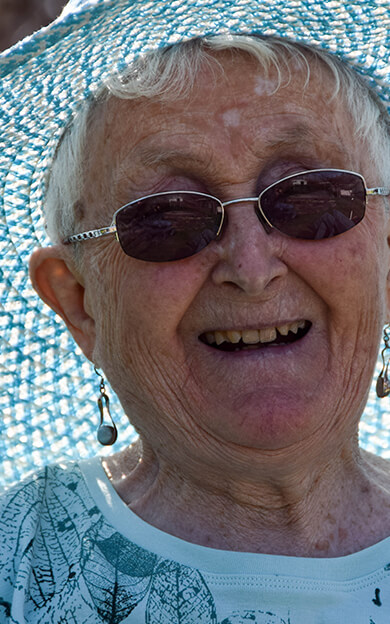 Elderly Lady Smiling