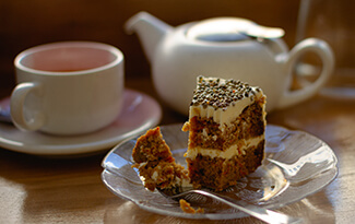 Cake & Pot of Tea