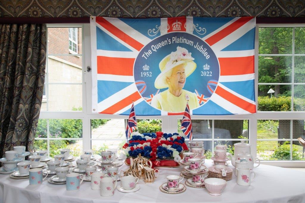 Queens Jubilee Celebrations Decorated Table