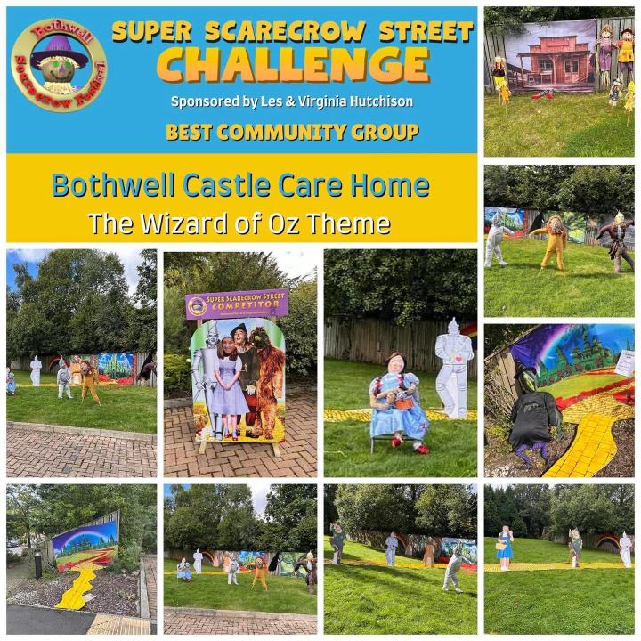 Bothwell Castle Care Home Wins Bothwell Scarecrow Festival Again!