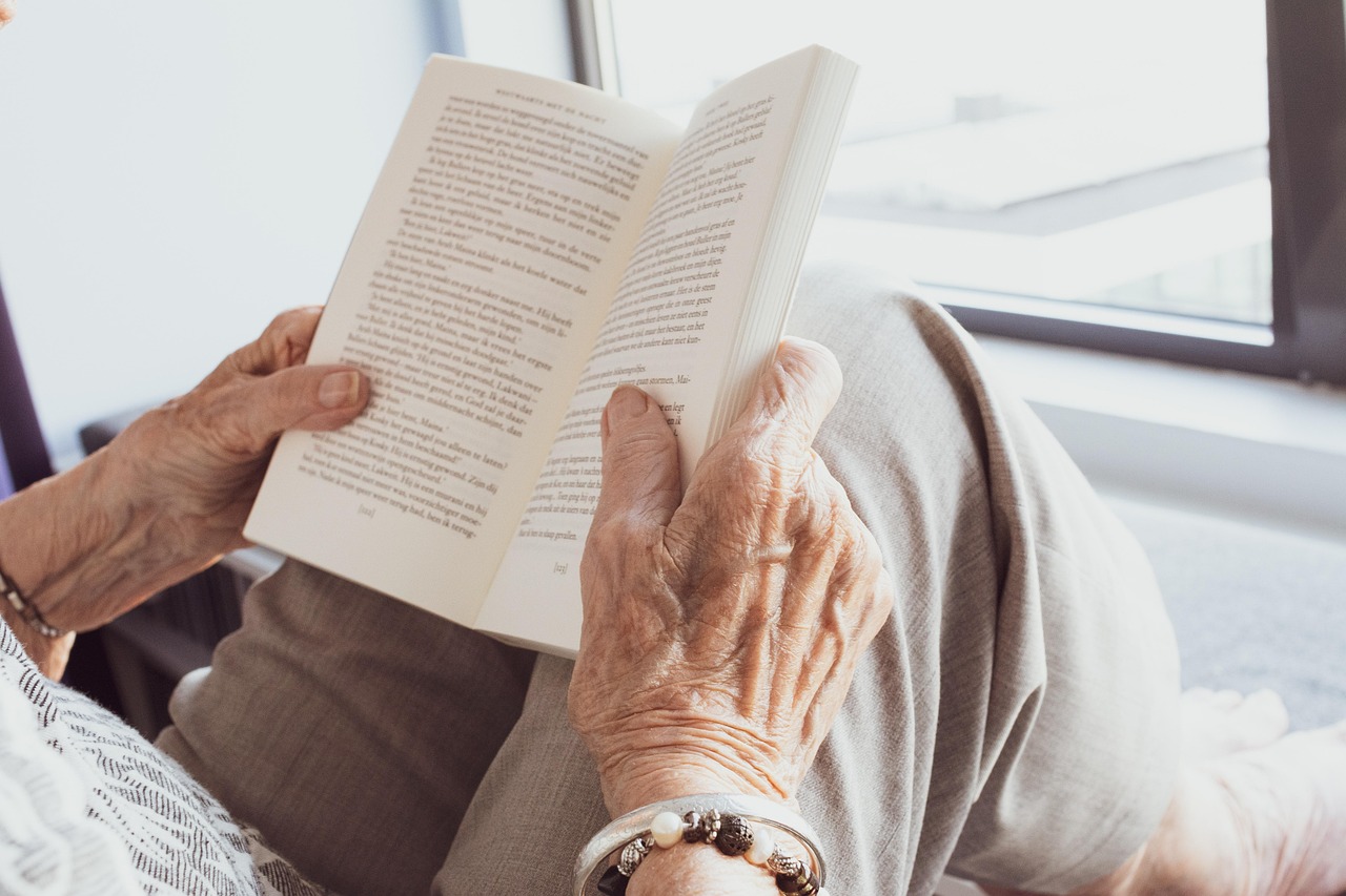 person reading